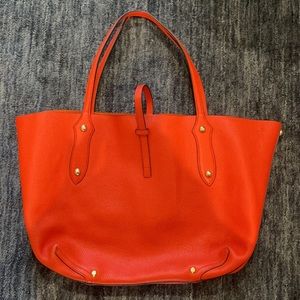 Annabel Ingall Isabella Coral Leather Tote